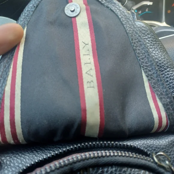 Crocodile design & leather small bag